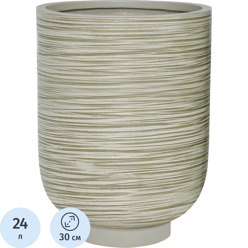 Изображение товара Кашпо Idealist lite Нео 24 л зелёное (40x30 см)