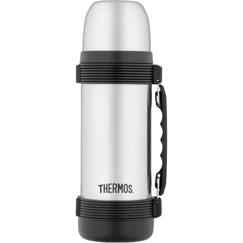 Изображение товара Термос Thermos 2550 Stainless Steel Vacuum Flask с крышкой и ручкой 1 л серебристый