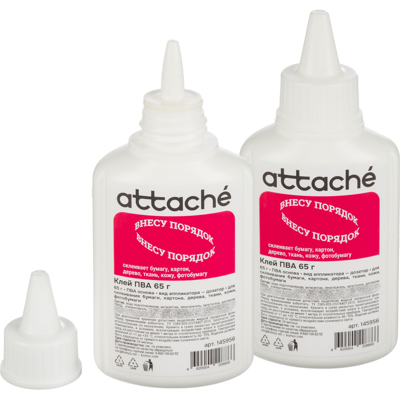 Клей ПВА 65 г Attache
