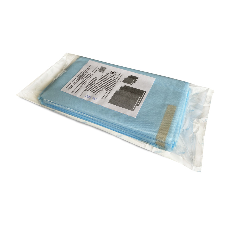 Изображение товара Комплект одноразового белья Гекса КООП-01 хирургический стерильный (4 предмета)