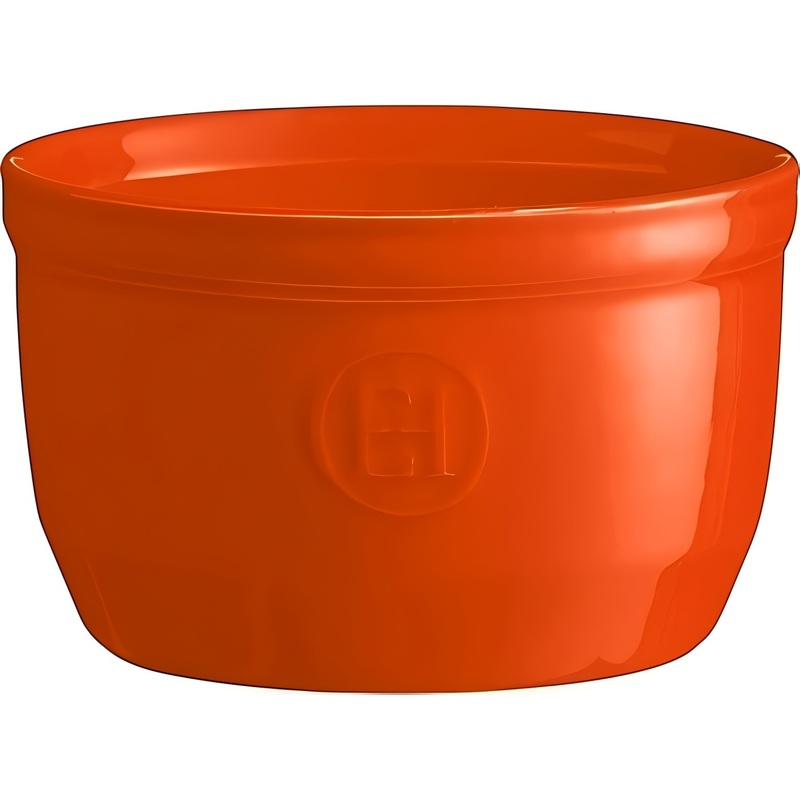 Изображение товара Круглая керамическая форма для выпечки Emile Henry 77640 9x9x6 см оранжевая