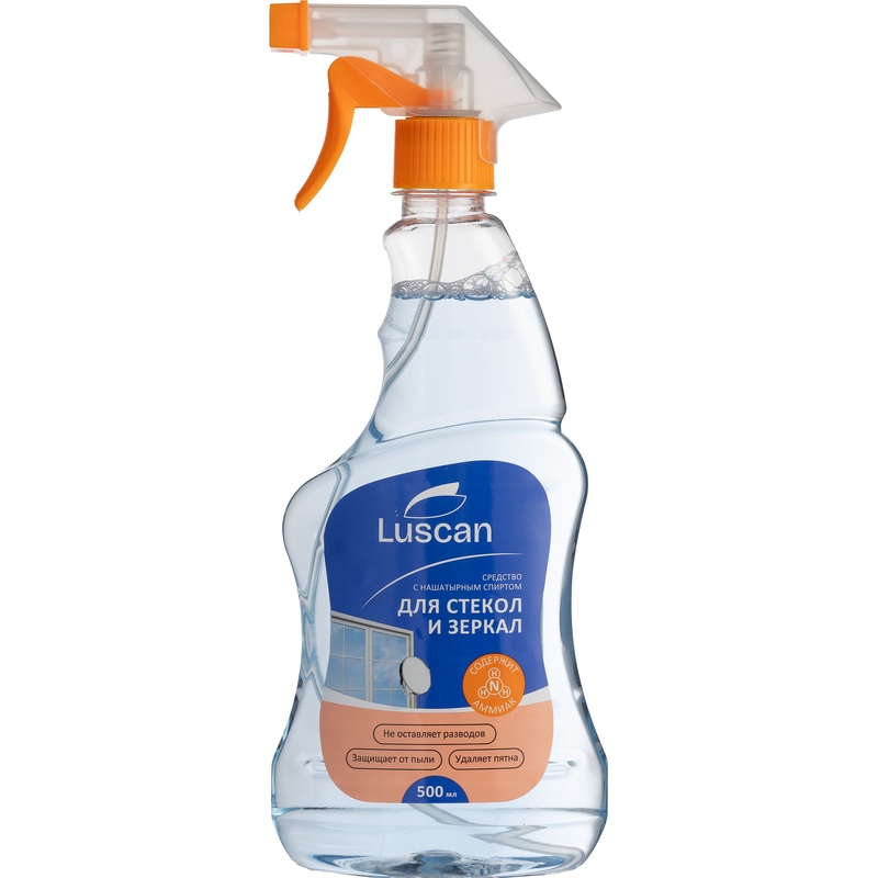 Изображение товара Средство для стекол и зеркал Luscan 500 мл с распылителем