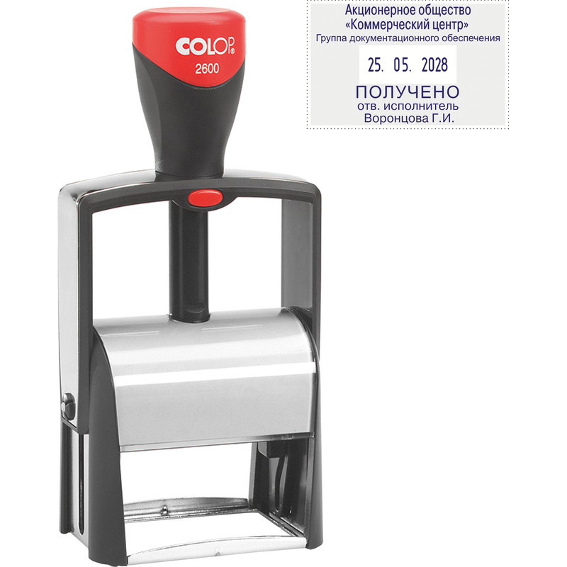 Изображение товара Автоматический датер Colop S2660 Bank для печати даты и свободного поля