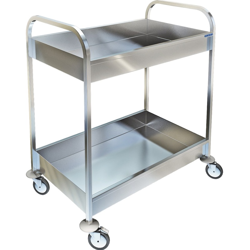 Изображение товара Тележка ТП-222 для сбора посуды с двумя полками