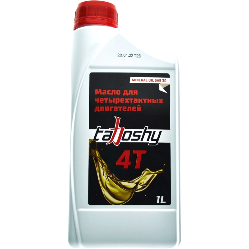 Изображение товара Минеральное масло Tahoshy 4Т Sae 30 1 л для четырехтактных двигателей