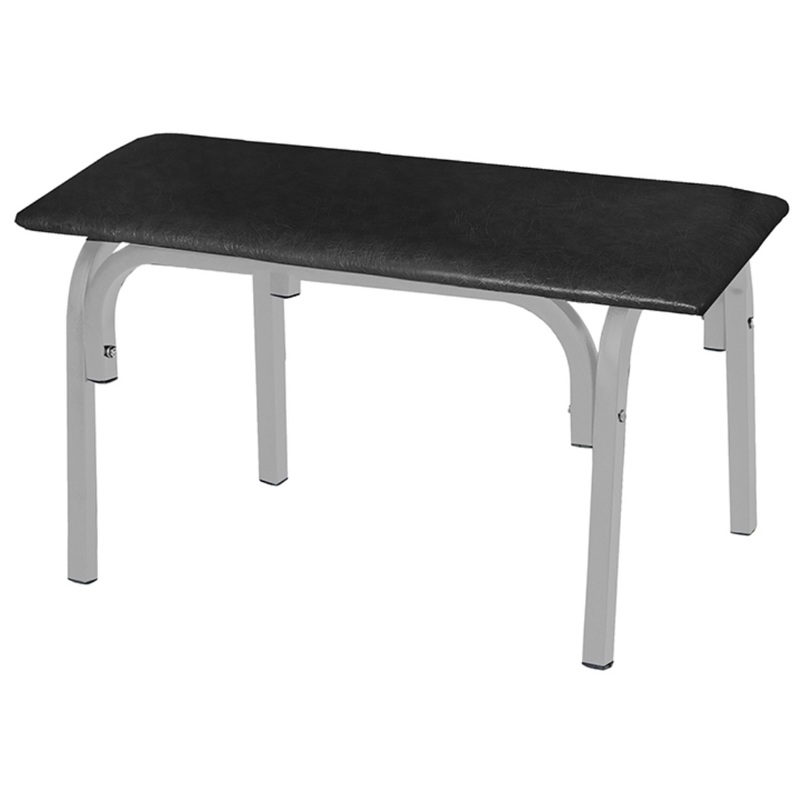 Изображение товара Двухместная банкетка Астрид БМ9/1 разборная черная искусственная кожа Россия