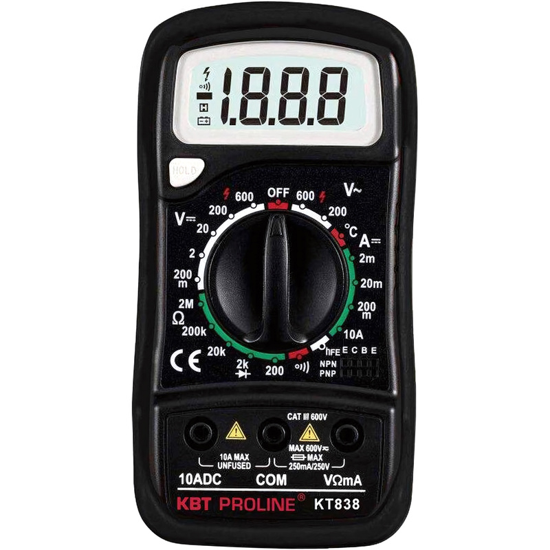 Изображение товара Мультиметр цифровой КВТ Proline KT 838 (79128)