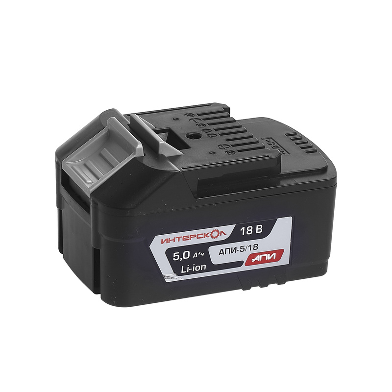 Изображение товара Аккумулятор Интерскол АПИ-5/18 18 В 5 Ач Li-ion для электроинструментов
