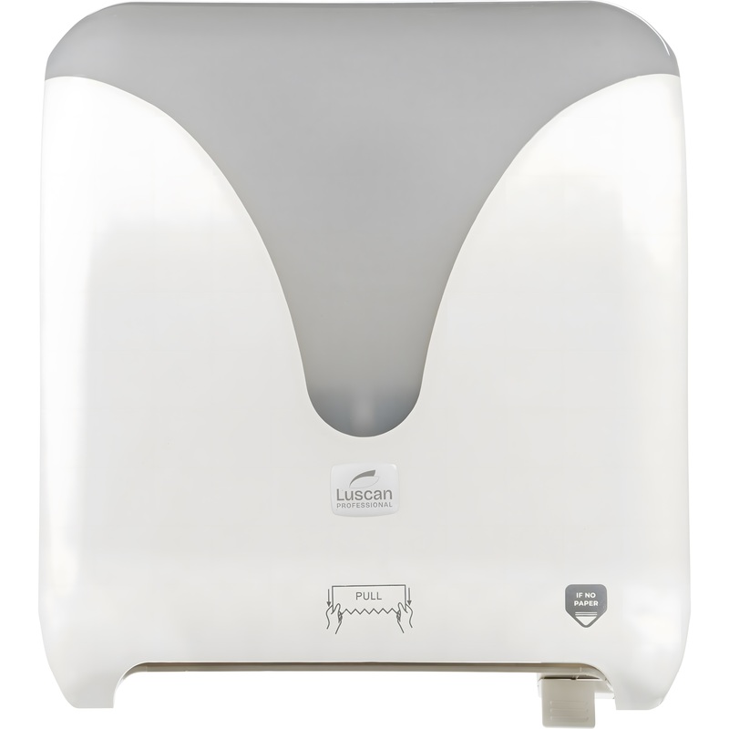 Изображение товара Диспенсер для полотенец рулонных Luscan Professional Н12 белый серый настенный