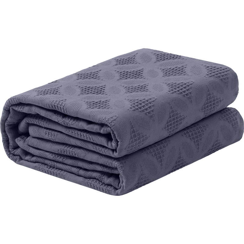 Изображение товара Плед Verossa Лепесток жаккард 180x190 см серый