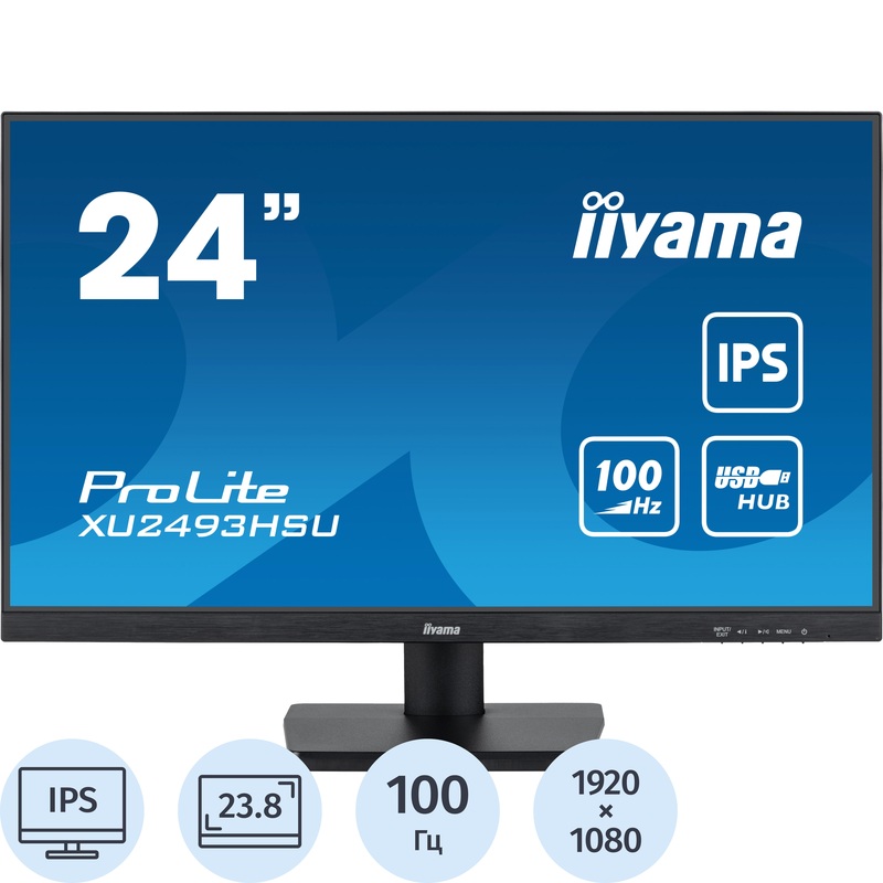 Изображение товара Монитор Iiyama ProLite XU2493HSU-B7 23.8" IPS Full HD с HDMI и динамиками