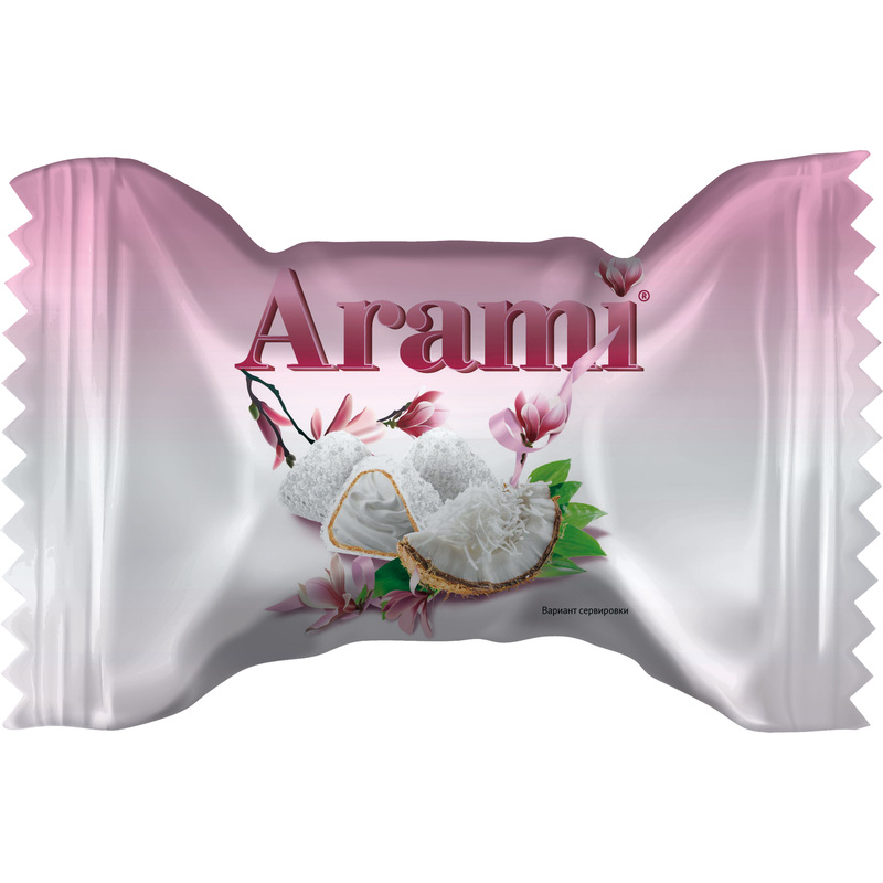 Изображение товара Конфеты вафельные Essen Arami с кокосовой стружкой 500 г