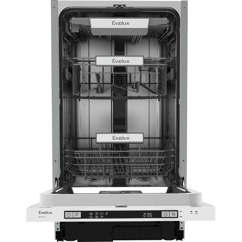 Изображение товара Встраиваемая посудомоечная машина Evelux BD 4503 10 комплектов электропод управлением