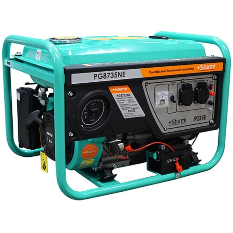 Изображение товара Генератор бензиновый Sturm! PG8735NE