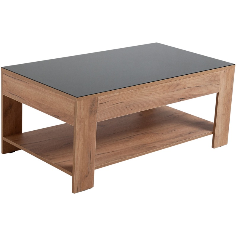 Изображение товара Журнальный столик BeautyStyle 26 дуб крафт золотой черный современный стиль