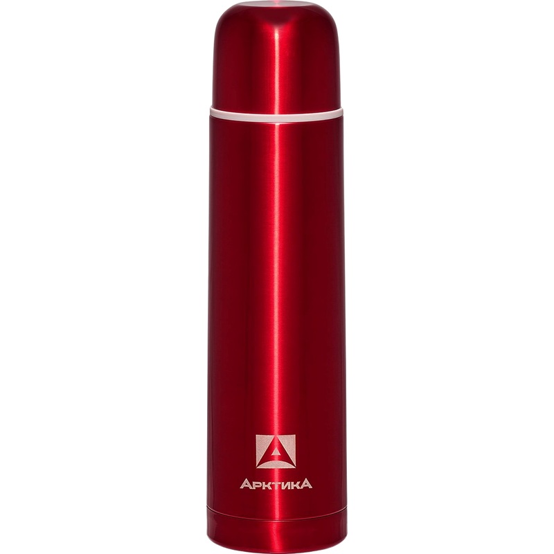 Изображение товара Термос Арктика 750 мл с узким горлом красный долговечный и стильный