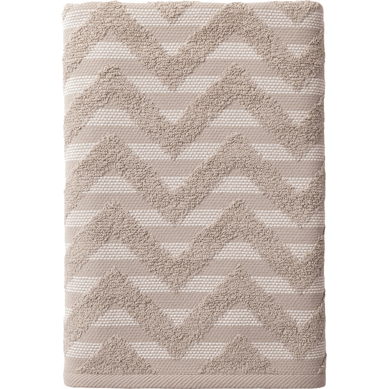 Изображение товара Махровое полотенце Relax 70x140 бежевое антибактериальное мягкое впитывающее