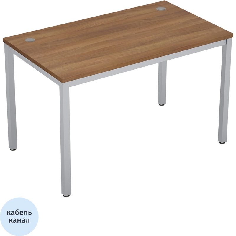 Изображение товара Стол прямой Avance 6М.068 из ЛДСП с кабель-каналом и регулируемыми опорами