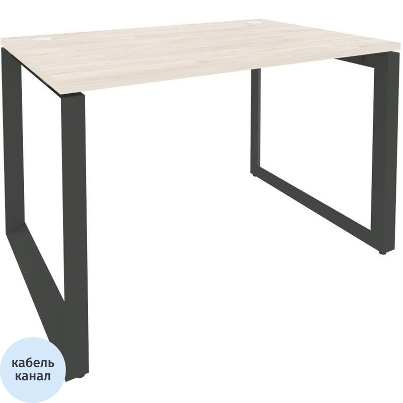 Изображение товара Стол прямой ONIX-О O.MO-SP-2.8 бежевый/антрацит 1180x800x750 мм