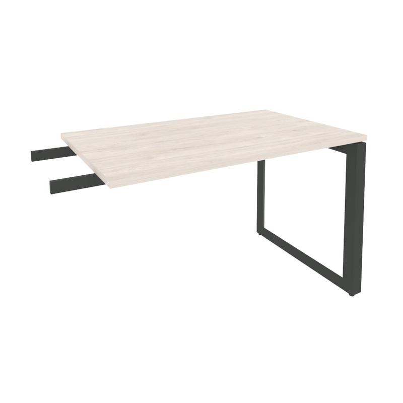 Изображение товара Брифинг-приставка к столам Onix-O O.MO-BR-11 (денвер светлый/антрацит, 1180х720х750 мм)