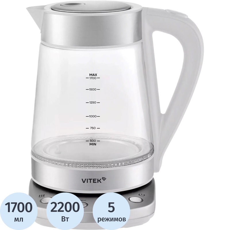 Изображение товара Чайник электрический Vitek VT-WK1031 белый