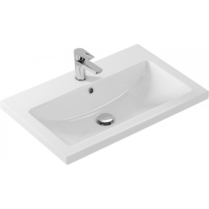 Изображение товара Раковина Doratiz Como 70 белая прямоугольная для ванной 700x450 мм