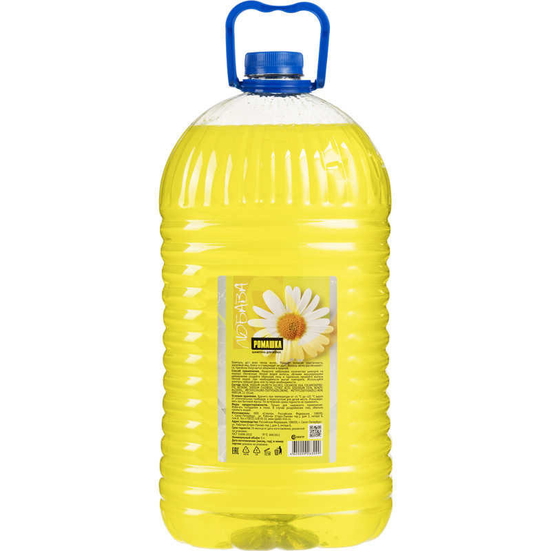 Изображение товара Шампунь Любава Ромашка 5 л универсальный для всех типов волос