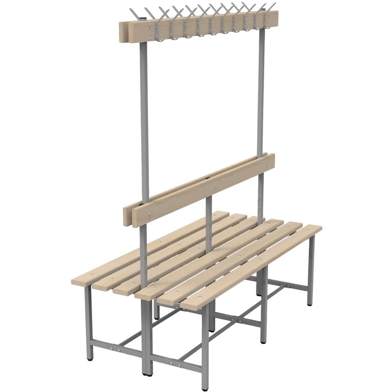 Изображение товара Скамья Титан Мета СВТ-5/2 регулируемые опоры натуральный серый 1500x715x1775 мм