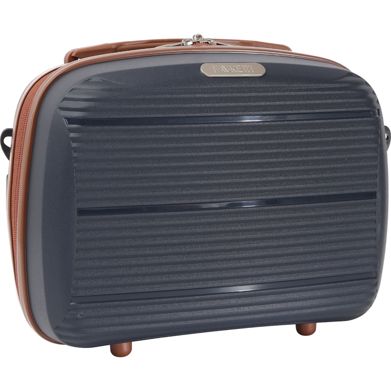 Изображение товара Бьюти-кейс Fabretti из полипропилена с синей отделкой для путешествий
