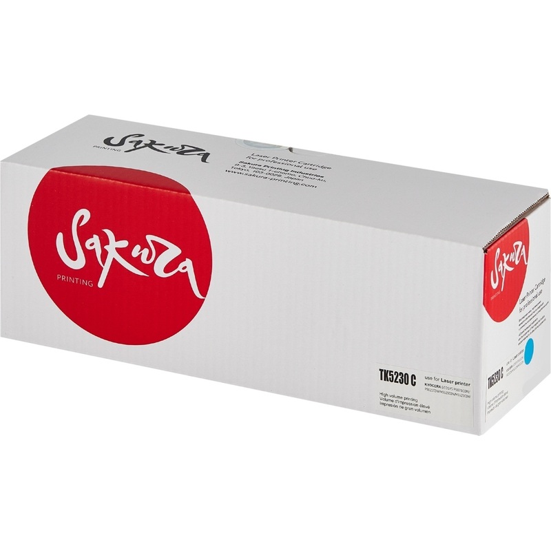 Изображение товара Картридж лазерный Sakura TK-5230C голубой для принтеров Kyocera