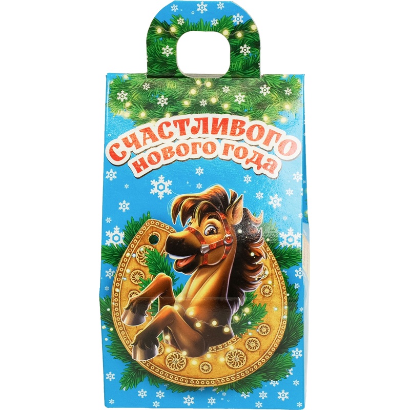 Изображение товара Новогодний сладкий подарок РОКО Лошадка и подкова 300 г