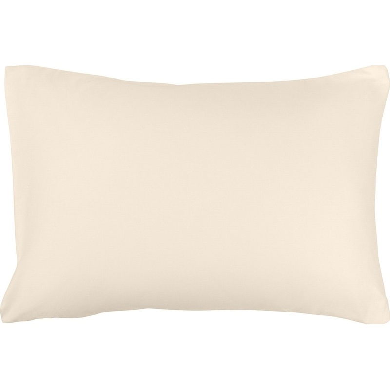 Изображение товара Наволочка Tkano Essential 50x70 см сатин кремовая набор 2 шт