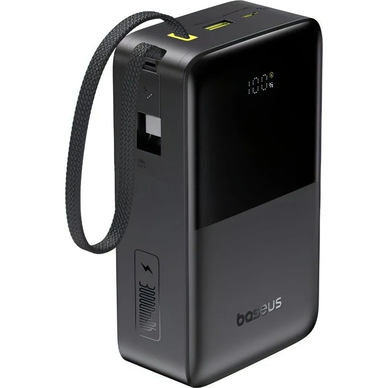 Изображение товара Внешний аккумулятор (power bank) Baseus EnerFill FC51 Bipow2 Pro 30000 мАч 22.5W чёрный (E0028100) Изображение товара Внешний аккумулятор (power bank) Baseus EnerFill FC51 Bipow2 Pro 30000 мАч 22.5W чёрный (E0028100)
