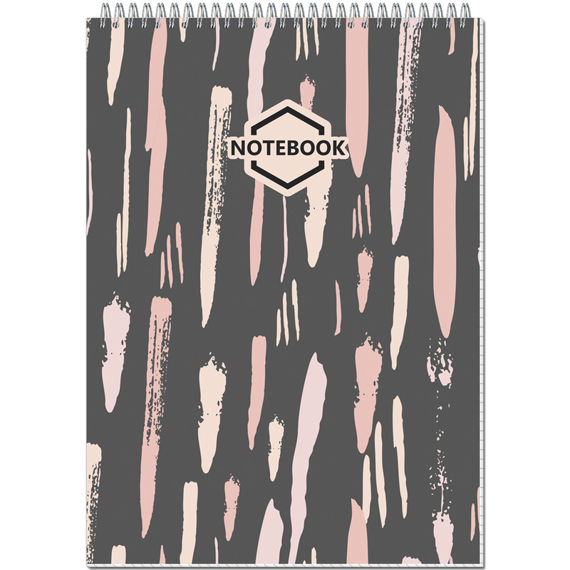 Изображение товара Блокнот Полином Стильный офис A4 80 листов клетка на спирали