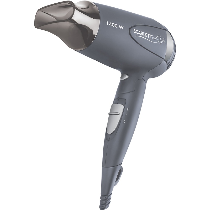 Изображение товара Фен Scarlett SC-074 мощность 1400 Вт с ионизацией и функцией холодного воздуха