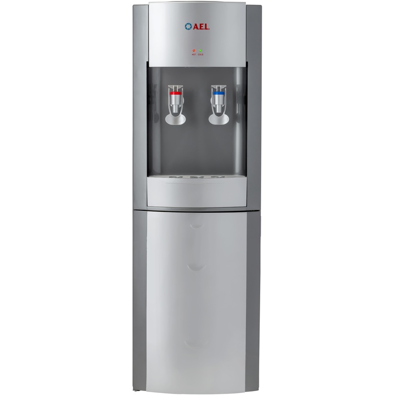Изображение товара Кулер для воды AEL LD-AEL-28 серый с нагревом и охлаждением, 13л