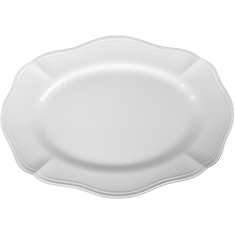 Изображение товара Фарфоровое блюдо сервировочное Casa di Fortuna Grazia 32.5x23 см белое