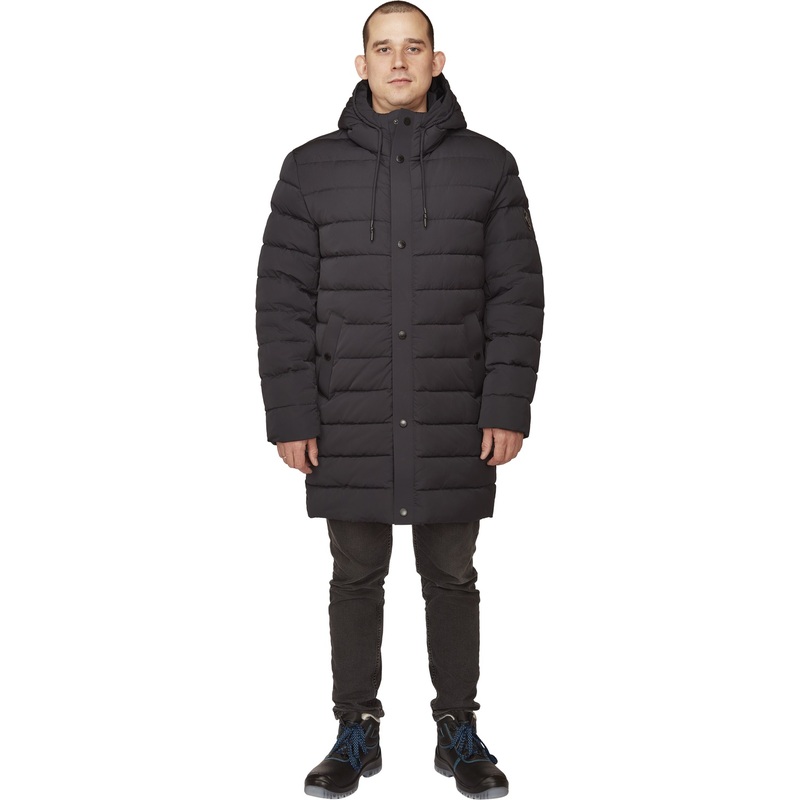 Изображение товара Мужская зимняя куртка-парка Vizani синяя с утеплителем био-пух 52 размер