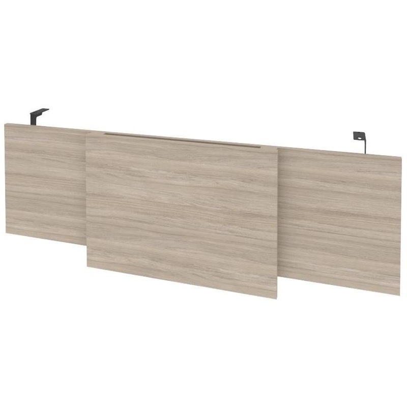 Изображение товара Царга для стола руководителя Onix Direct O.M-CSR-4 дуб аттик антрацит высота 450 мм