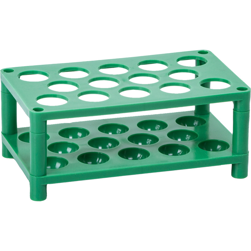 Изображение товара Штатив для пробирок 14 гнёзд 52 мм из полипропилена Россия