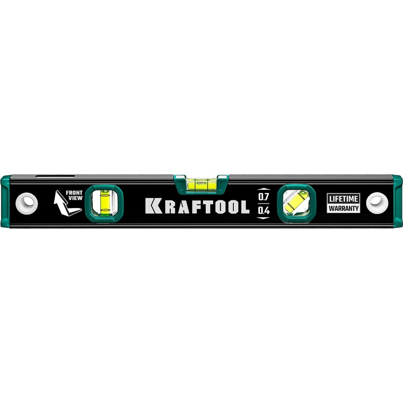Изображение товара Качественный строительный уровень Kraftool 34781-40, 3 глазка, 400 мм
