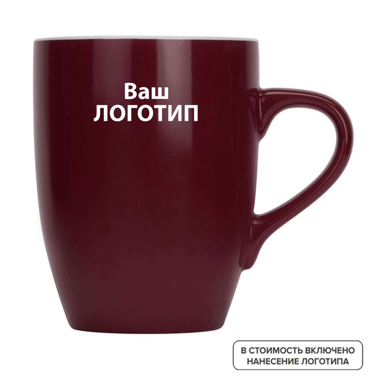 Изображение товара Керамическая кружка Tulip 350 мл с индивидуальной печатью и ярким дизайном