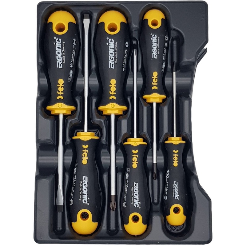 Изображение товара Набор отвёрток Felo Ergonic (6 штук, 40020636)