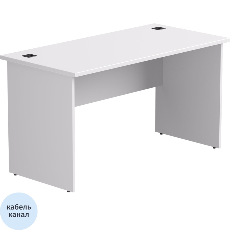 Изображение товара Стол прямой EVO 254S011W3 белый офисный современный компактный