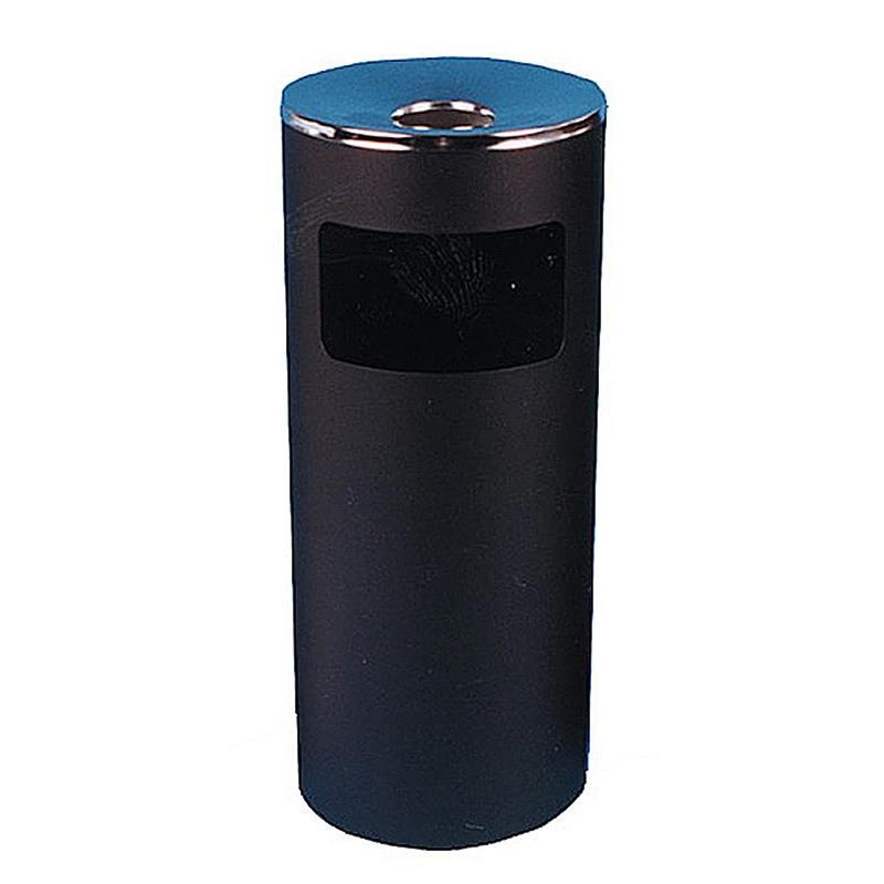 Изображение товара Уценка. Урна-пепельница уличная Титан N 52 30 л оцинкованная сталь (60x25x25 см)