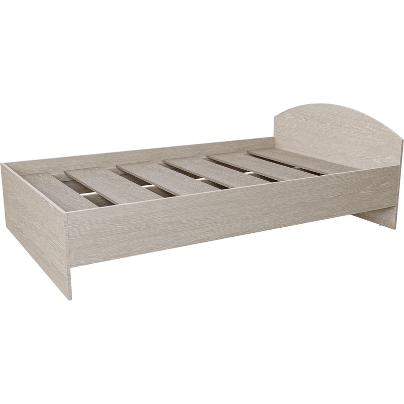 Изображение товара Кровать 1.5-спальная Север (дуб атланта, 2040х1240х700 мм)