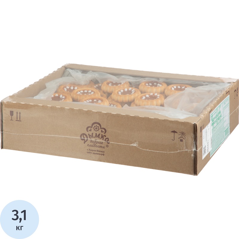 Изображение товара Печенье сдобное Дымка с варёной сгущёнкой 3.1 кг Россия