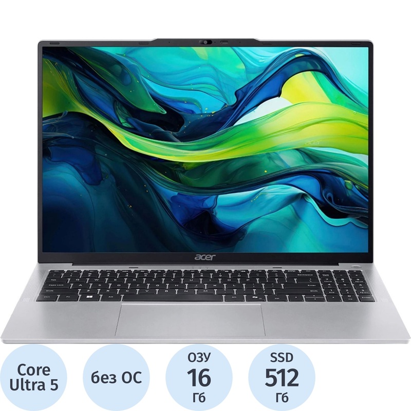 Изображение товара Ноутбук Acer Aspire Lite AL16-71P-5137 16" Core Ultra 5 16 ГБ SSD