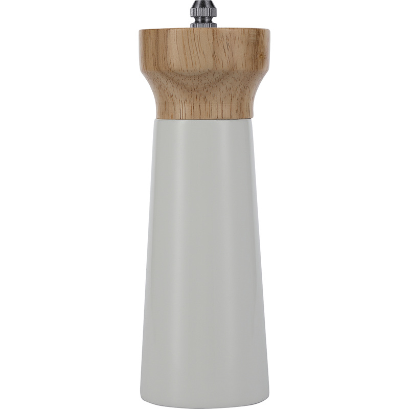 Изображение товара Мельница для специй Regent inox Aroma 16.5 см стильный дизайн из дерева и нержавейки