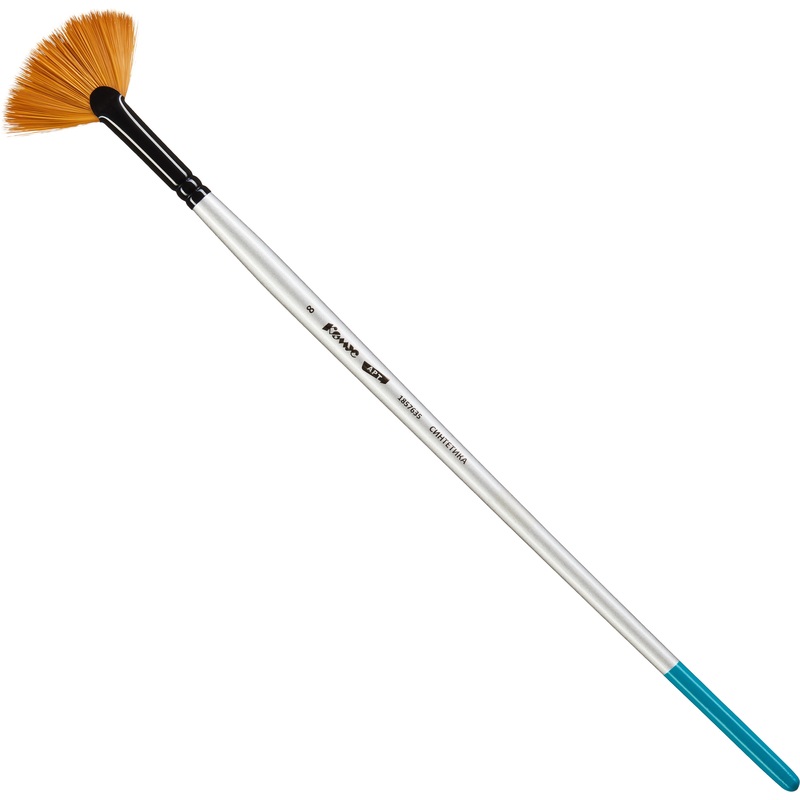 Изображение товара Кисть художественная Комус Арт веерная синтетика №8